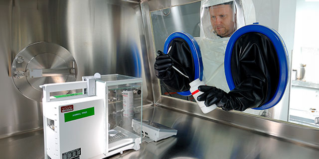 Operator implementing in line testing for ADC conjugation