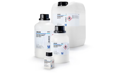 Multiple containers of Eshmuno® CP-FT cation exchange resin for efficient mAb aggregate removal in flow-through chromatography.