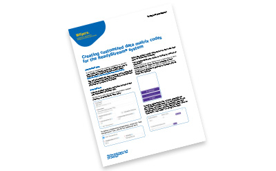 The self-generated test data matrixes can be integrated into a standard operating test procedure or printed and attached to a product to be tested.