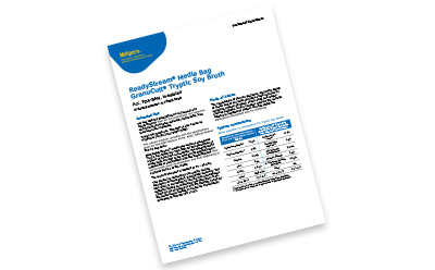 For the preliminary non-selective enrichment of bacteria, especially Salmonella, from food and other materials.
