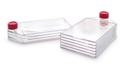 Millicell HY high yield flask Millicell<sup>®</sup> HY 3 层细胞培养瓶,T-600,无菌 Millicell<sup>®</sup> HY 3 层细胞培养瓶,T-600,无菌高产量细胞培养瓶为各层提供了一致、优质的生长环境,每层培养基体积相同,对培养基的要求与传统 T 型烧瓶相同。