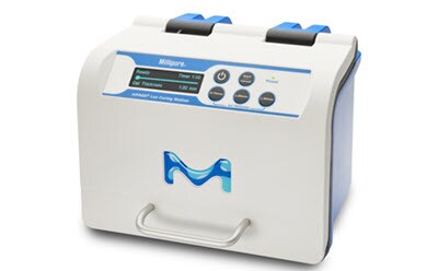 使用 mPAGE® Lux 浇注系统快速浇注凝胶。