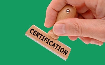 这张图片似乎是一枚邮票，其顶部印有"认证"字样。