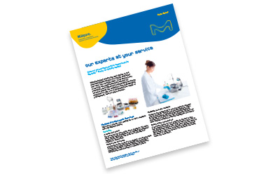 Data Sheet: Hardware and expert services supporting sterility testing using Steritest ®