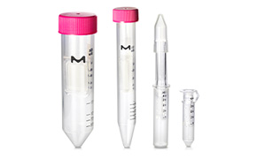 Four Amicon centrifugal devices