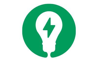 green icon with representation of a shipping box