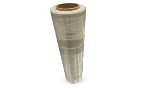 Large roll of clear wrapping film