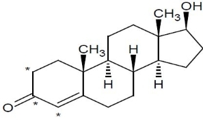 Testosterone-13C3 Testosterone-13C3