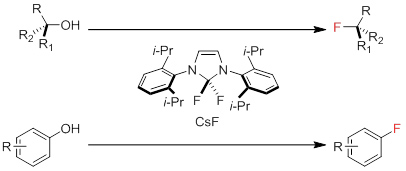 Phenofluor reactions scheme