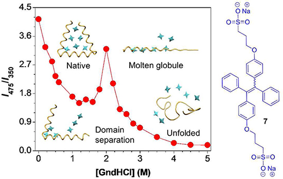 Detection of the conformational change of HSA