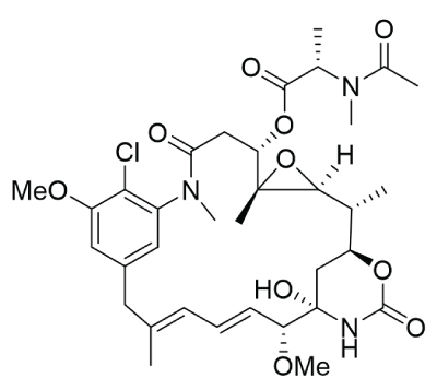 Structural formula C34H46ClN3O10 