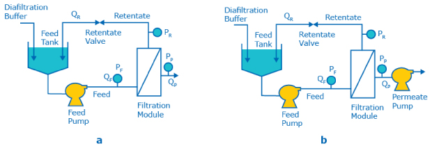 Schematic of TFF systems.
