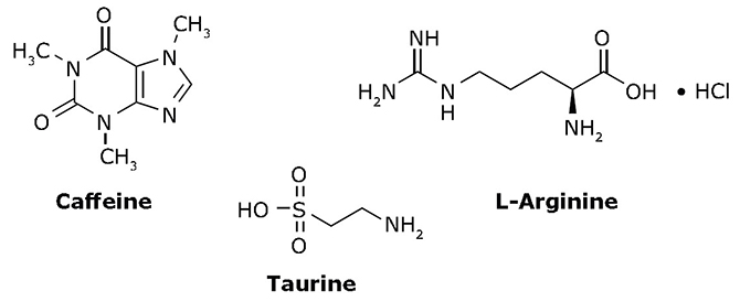 Caffeine and Taurine in shampoo is described by densitometry