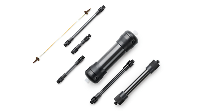 Chromolith® HPLC column with a pre-column, showcasing various components for optimal performance.