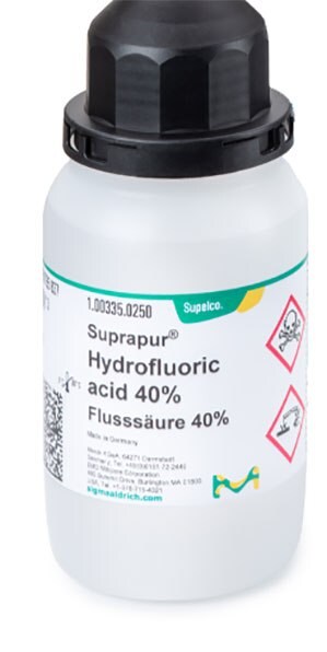 Suprapur® Hydrofluoric acid 40% from Supelco®