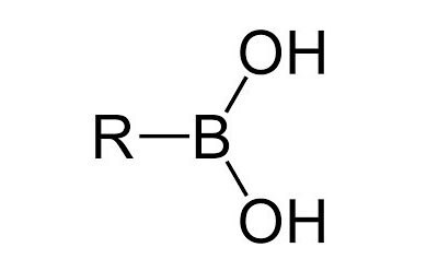 硼酸分子的化学结构