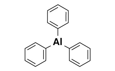Chemical structure of common organoaluminum reagents