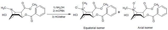 Synthesis of Cocaine N-oxide HCl