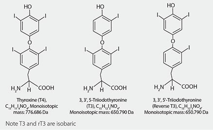 Chemical Structures of the Thyroid Analytes