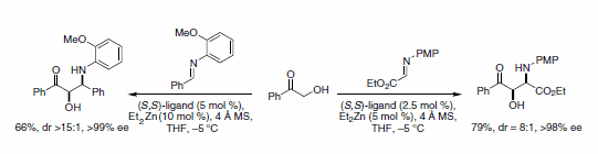 Imine aldol reaction
