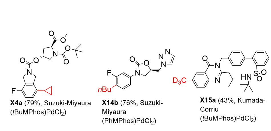 (MPhos)PdCl2 is very successful at grafting “alkyl fragments” onto “drug-like” molecules.