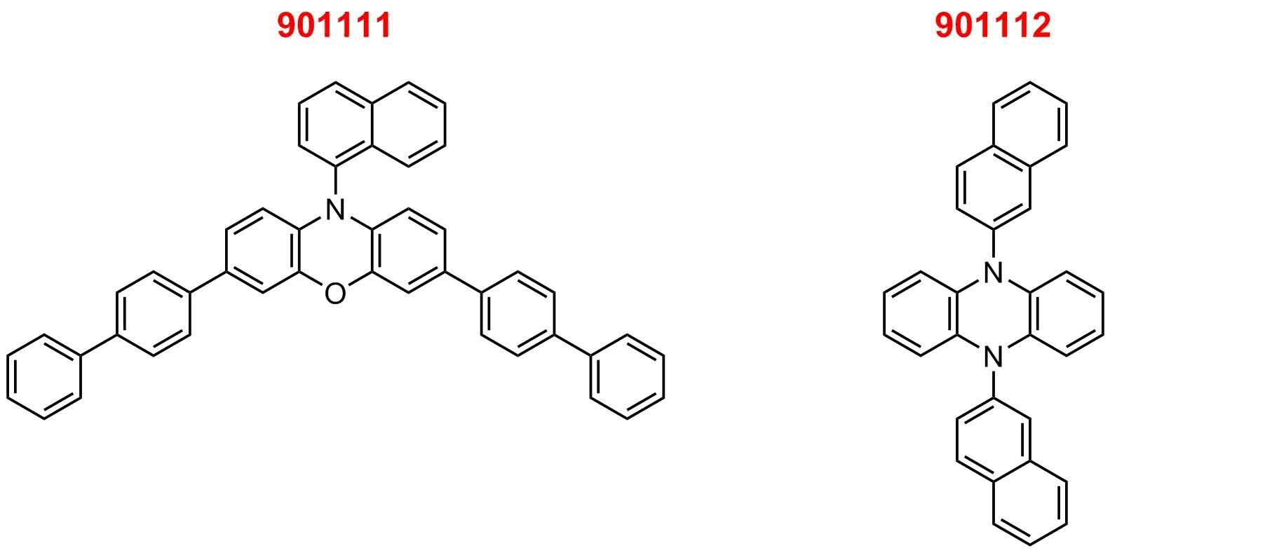 Phenoxazine (901111) and dihydrophenazine (901112) organic photoredox catalysts
