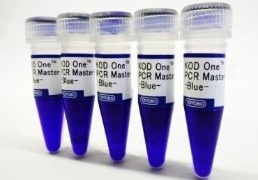 KOD One™ PCR Master Mix Blue includes a loading dye (BPB) to allow direct loading onto agarose gels