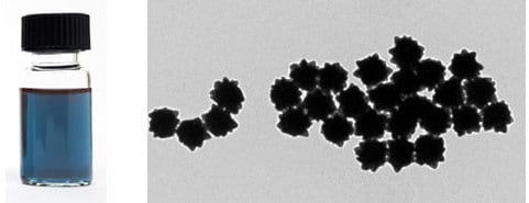 TEM of 100 nm Gold NanoUrchins