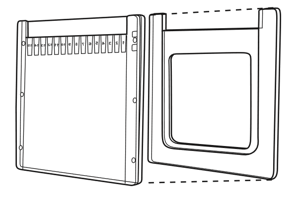 Use of an mPAGE™ Adapter Plate with an mPAGE™ gel for protein electrophoresis. Use of an mPAGE™ Adapter Plate with an mPAGE™ gel for protein electrophoresis.