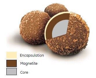 Sera-Mag Magnetic Particles feature a single layer of magnetite