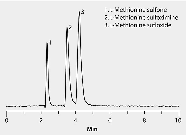 LC/MS Analysis of L-Methionine Sulfoximine, Sulfone and Sulfoxide on Ascentis® Express HILIC