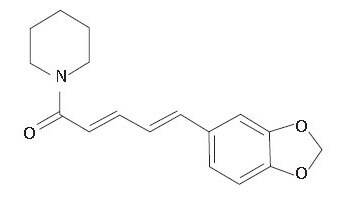 Piperine structure.