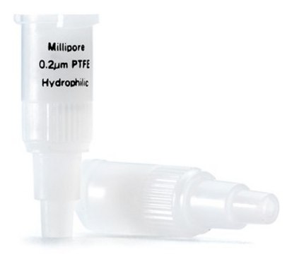 Millex™ hydrophilic PTFE syringe filter pore size 0.45 μm, diam. 4 mm, non-sterile