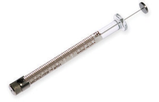 Hamilton&#174; TLC syringe model, 701 RN, no needle, volume 10&#160;&#956;L