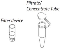 Microcon® 离心过滤器 NMWCO 10 kDa, Ultracel® regenerated cellulose membrane (low binding), sample volume 0.5 mL