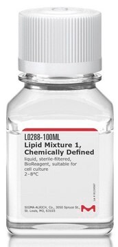 Lipid Mixture 1, Chemically Defined liquid, sterile-filtered, BioReagent, suitable for cell culture