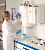 Elix® Essential Water Purification System Type 2 pure water of consistent and reliable quality from potable tap water with a flow rate of 15 L/h