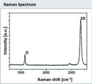 Monolayer graphene film 1 in x 1 in on copper foil, with PMMA coating, avg. no. of layers, 1