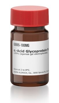 &#945;1-Acid Glycoprotein from human plasma &#8805;99% (agarose gel electrophoresis)