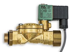 External Solenoid valve Regulates feed water flow, for use with Milli-Q® IQ/IX systems
