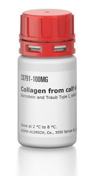 Collagen from calf skin Bornstein and Traub Type I, solid, BioReagent, suitable for cell culture