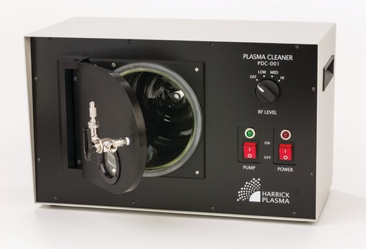Expanded tabletop plasma cleaner AC/DC input 230 V AC, Schuko plug