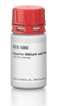Heparin lithium salt from porcine intestinal mucosa &#8805;150&#160;USP units/mg