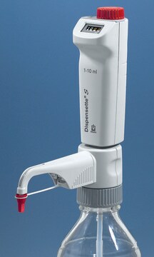 BRAND® Dispensette® S Digital bottle-top dispenser volume range 0.2 - 2  mL, without recirculation valve