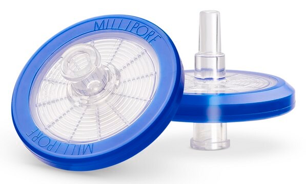 Millex™ MCE针式过滤器 pore size 0.8 μm, diam. 33 mm, sterile, hydrophilic