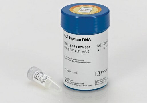 COT Human DNA from human placenta DNA, enriched for repetitive sequences