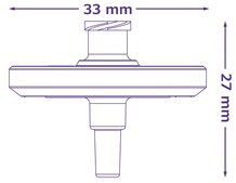 Millex™ polyethersulfone syringe filter pore size 0.22 μm, diam. 33 mm, sterile, hydrophilic