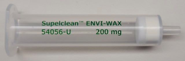 Supelclean™ ENVI-WAX SPE Tube bed wt. 200 mg, suitable for PFAS testing, volume 6 mL, pk of 30 ea