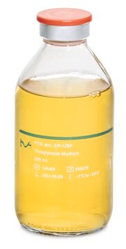 Fluid Thioglycollate Medium bottle size 250&#160;mL , filling volume