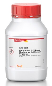 含极微量有机物的 Gamborg's B-5 基本培养基 fine powder, suitable for plant cell culture